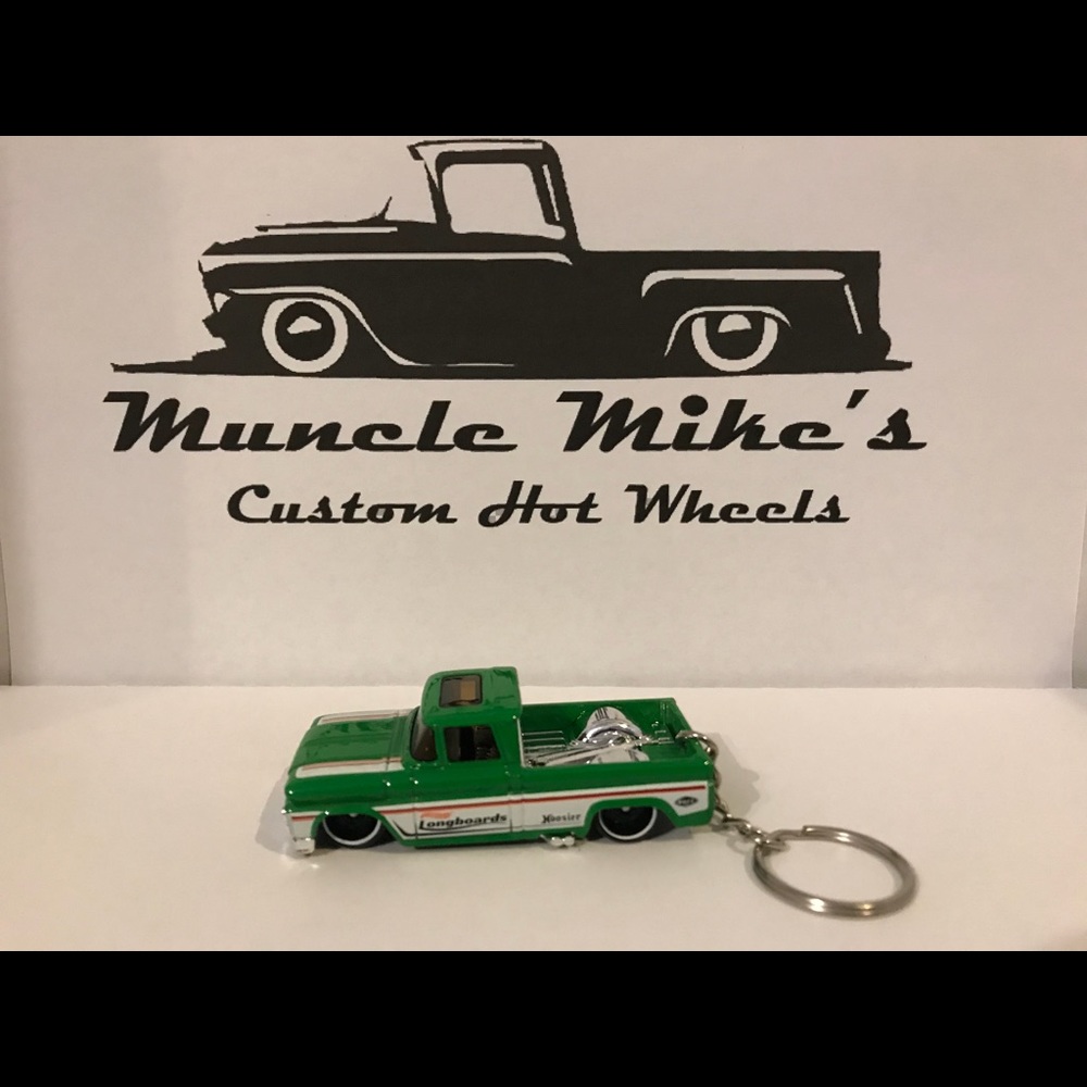 Hot Wheels Custom 62 Chevy keychain custom made